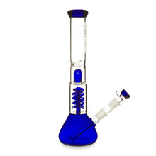 Load image into Gallery viewer, Twin Spiral perc Beaker Base Water Pipe
