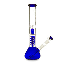 Load image into Gallery viewer, Twin Spiral perc Beaker Base Water Pipe
