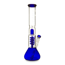 Load image into Gallery viewer, Twin Spiral perc Beaker Base Water Pipe
