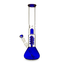 Load image into Gallery viewer, Twin Spiral perc Beaker Base Water Pipe

