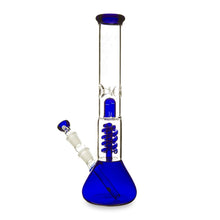 Load image into Gallery viewer, Twin Spiral perc Beaker Base Water Pipe
