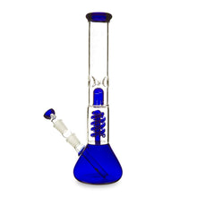 Load image into Gallery viewer, Twin Spiral perc Beaker Base Water Pipe
